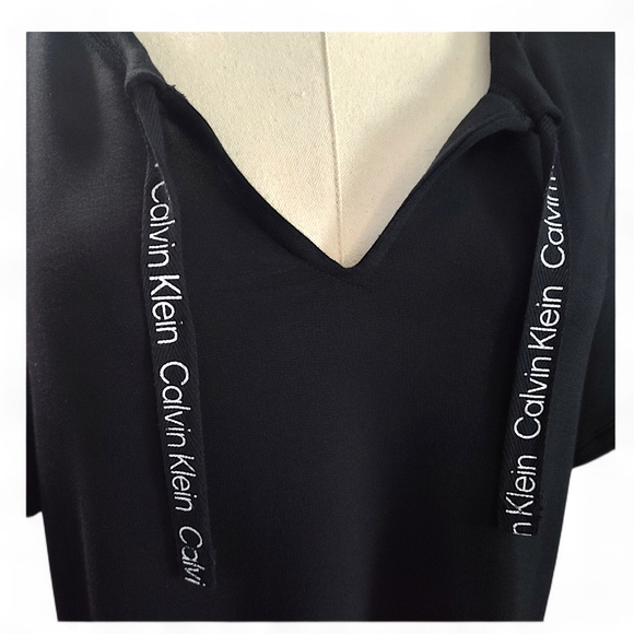 Calvin Klein Casual Midi Dress Womens Size Large/ Black - Picture 4 of 9